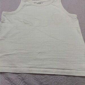 LOFT Harbor Tank Top in White